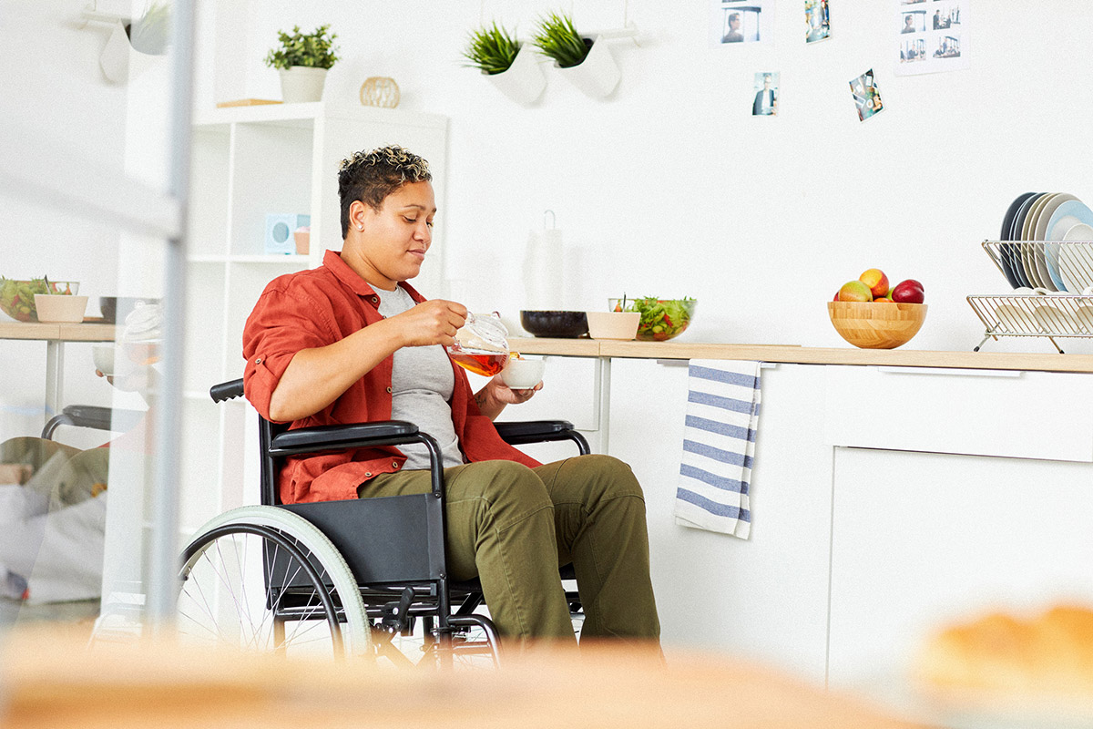 Adults participating in support group therapy meeting